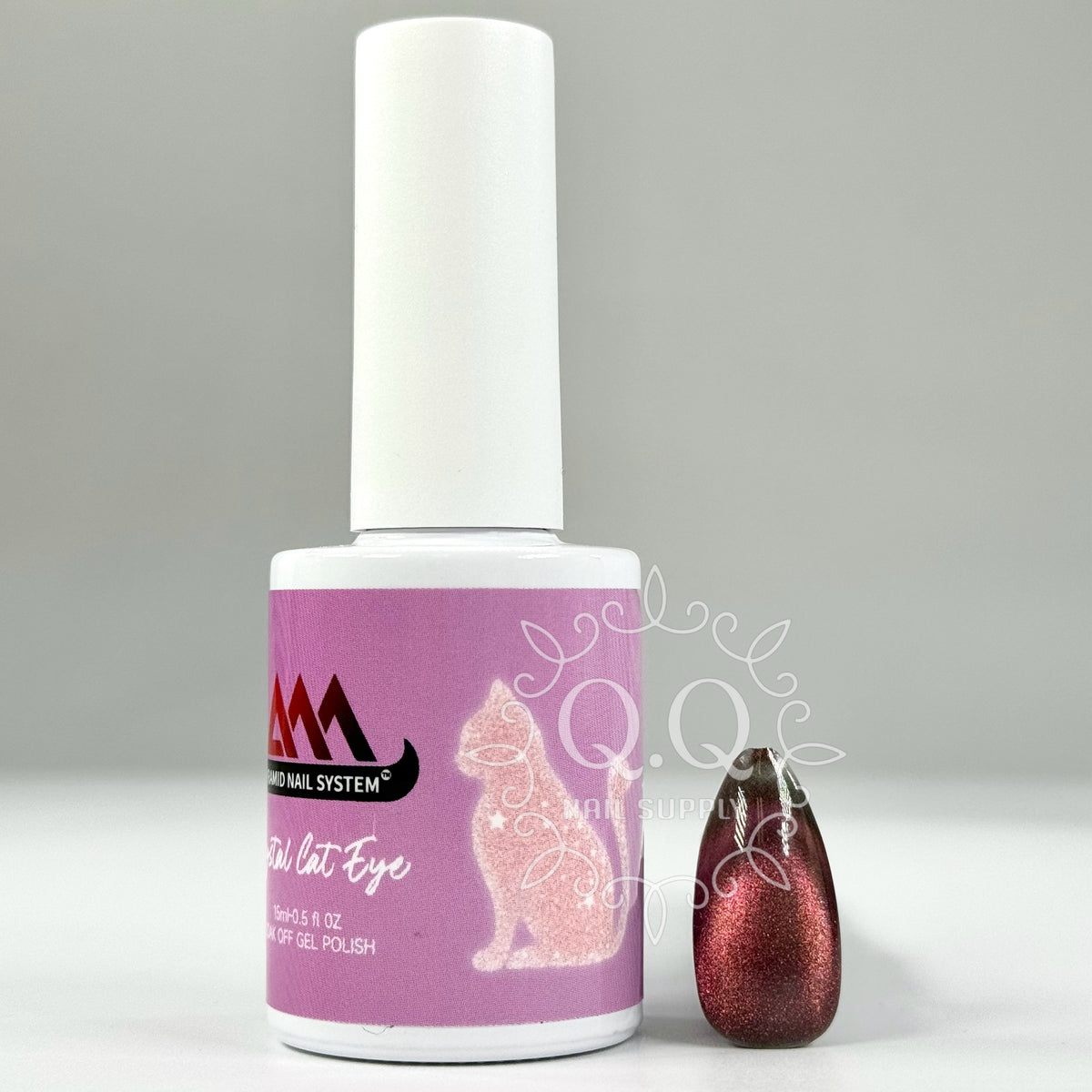 Pyramid Crystal Cat Eye Gel 10 QQ Nail Supply