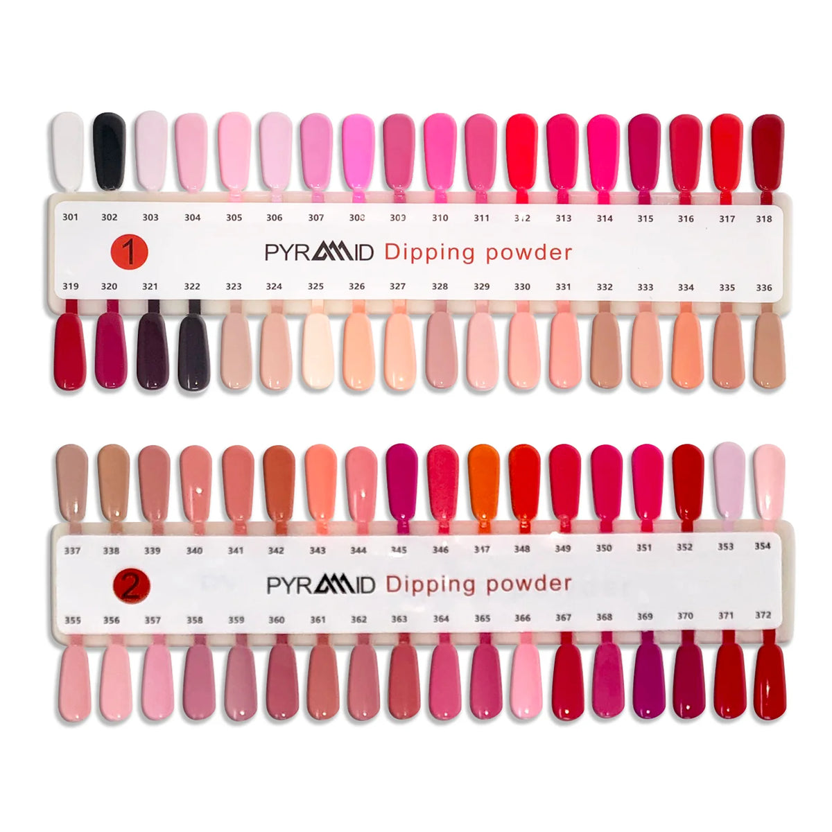 Pyramid Color Chart Set (8 samples) – QQ Nail Supply