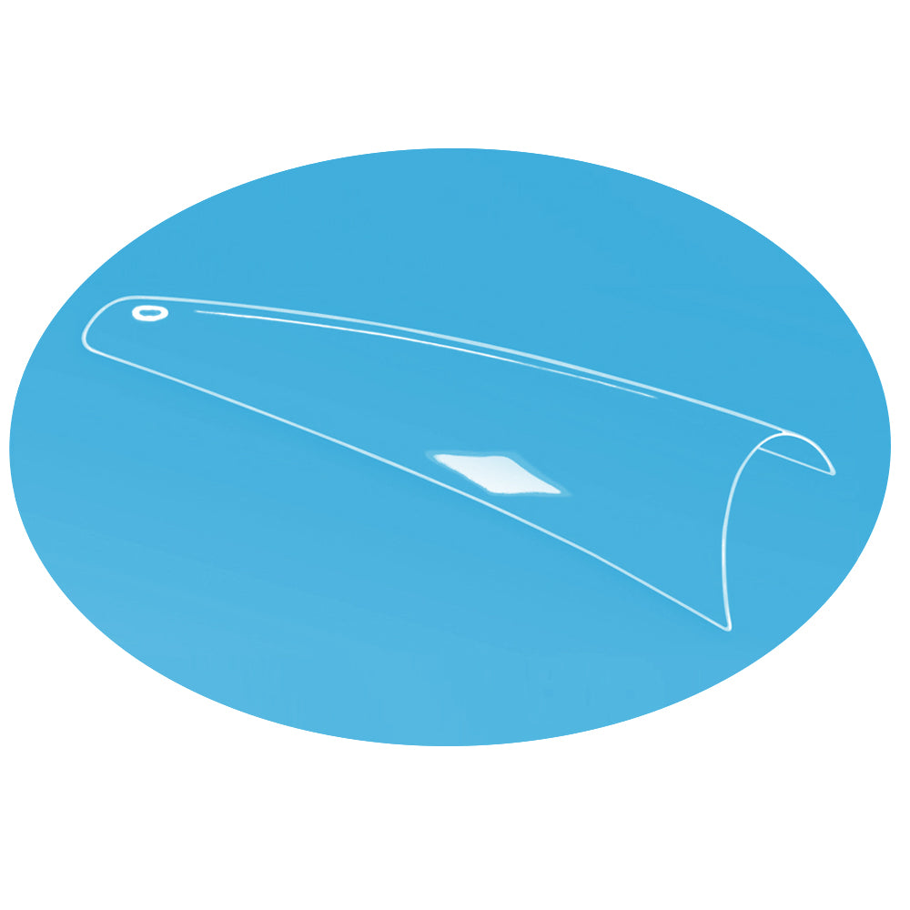 USN Clear Coffin Straight Tips (All Sizes) QQ Nail Supply