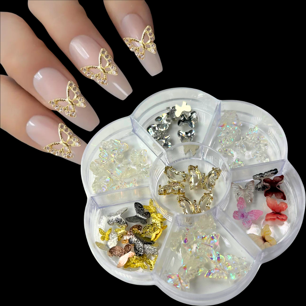 Butterfly 3D Nail Art Charms