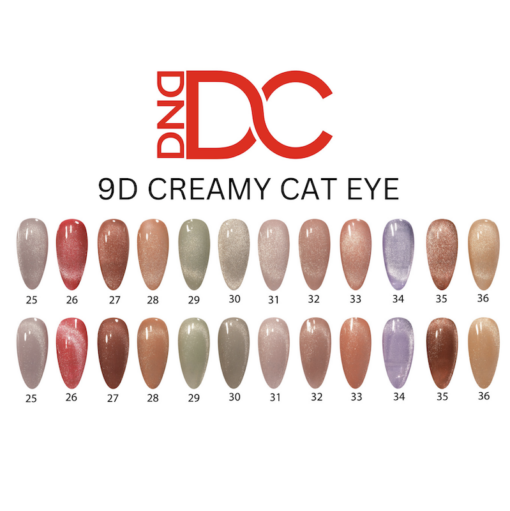 DC 9D Creamy Cat Eye Gel Collection (12 Colors)