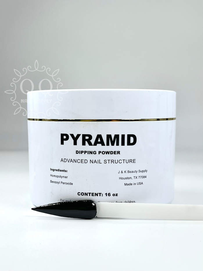 Pyramid 3 in 1 Acrylic and Dip Powder - Black (16oz)