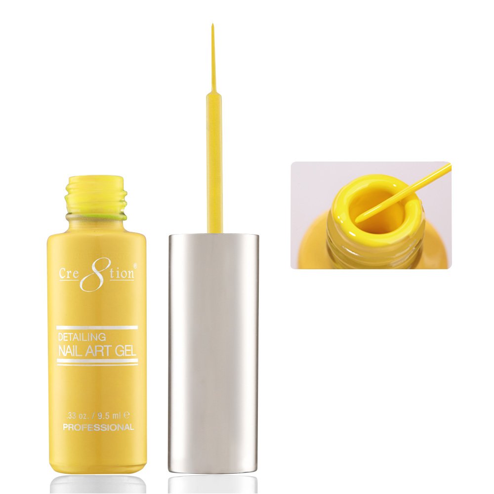 Cre8tion Detailing Nail Art Gel - 4 Yellow