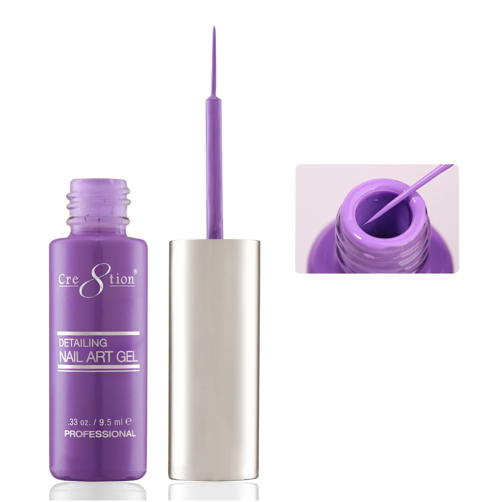 Cre8tion Detailing Nail Art Gel - 6 Lavender