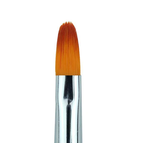 Cre8tion Yellow Oval Gel Brush