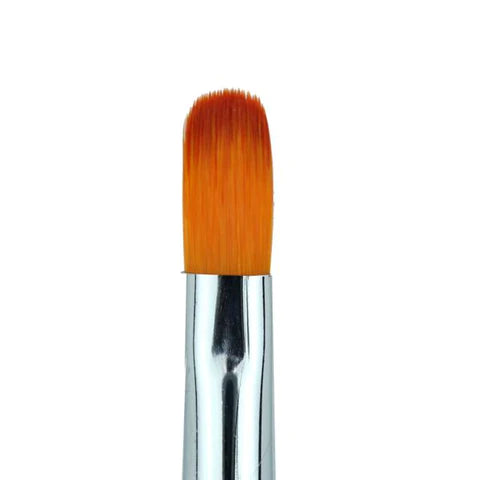 Cre8tion Yellow Oval Gel Brush