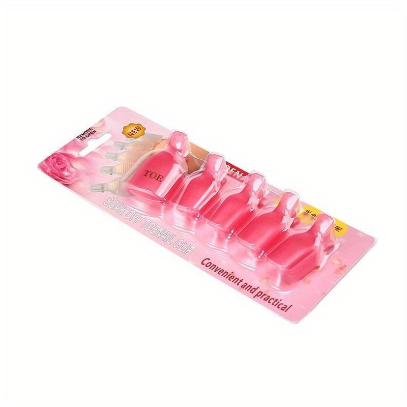 Plastic Soak Off Toe Nail Clip