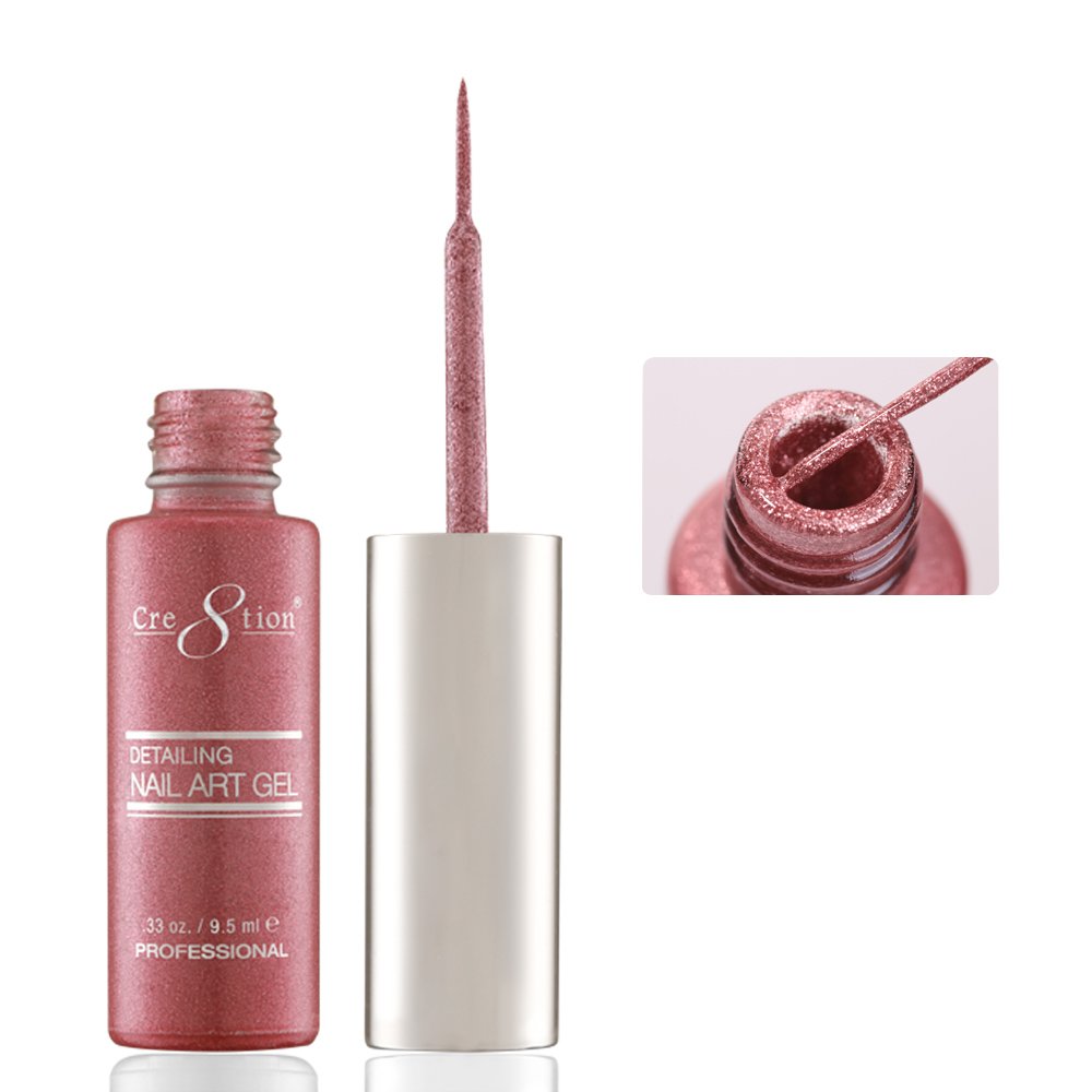 Cre8tion Detailing Nail Art Gel - 24 Fine Rose Gold