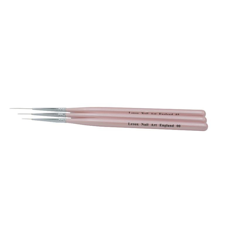 Line Art Brush Set - Pink (3pcs)