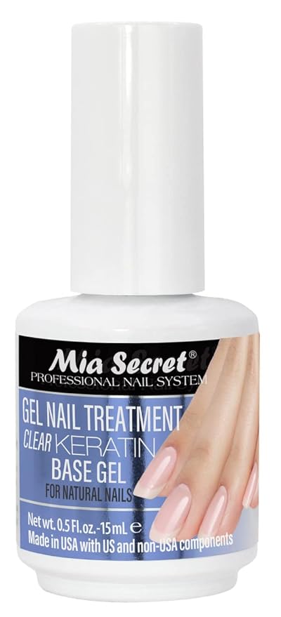 Mia Secret Keratin Gel Treatment Base & Top (0.5oz)