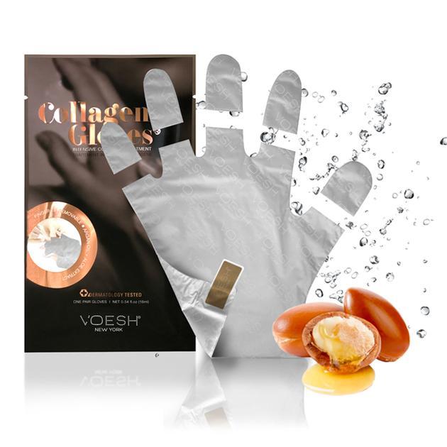 Collagen Gloves - Argon Oil & Aloe case