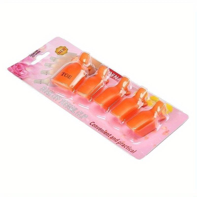 Plastic Soak Off Toe Nail Clip