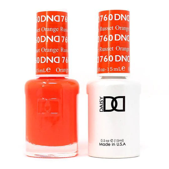 DND Gel Duo 760 - Russet Orange