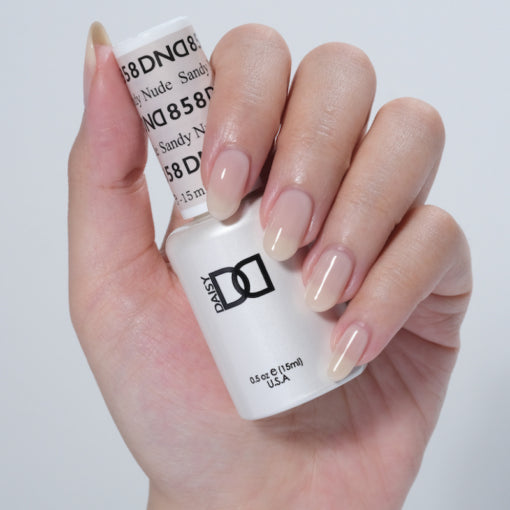 DND Gel Duo 858 - Sandy Nude