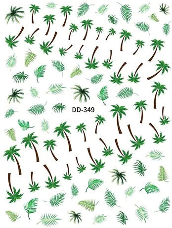 Tropical Green Stickers