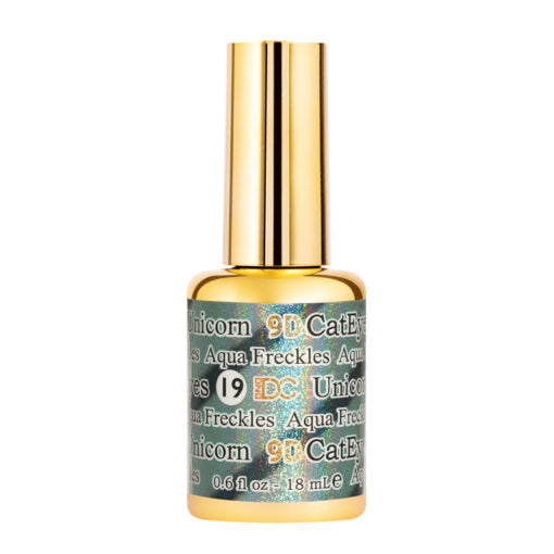 DC 9D Unicorn Cat Eye - 19 Aqua Freckles