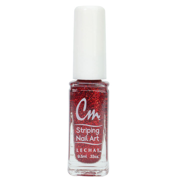 CM Detailing Nail Art Lacquer - 32 Red Glitter