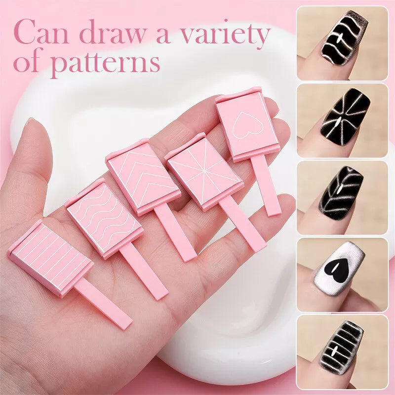 Cat Eye Magnets Special Design Set (5pcs) heart cat eye