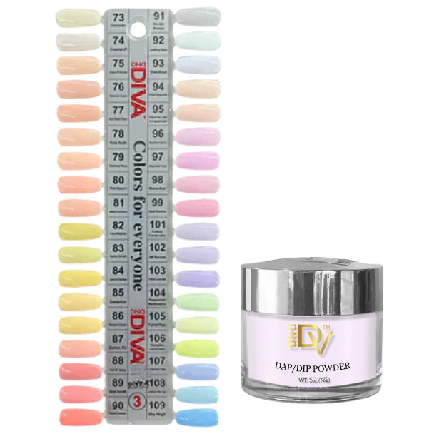 DND Diva Dap/Dip Powder Set 3 Collection (36 Colors)