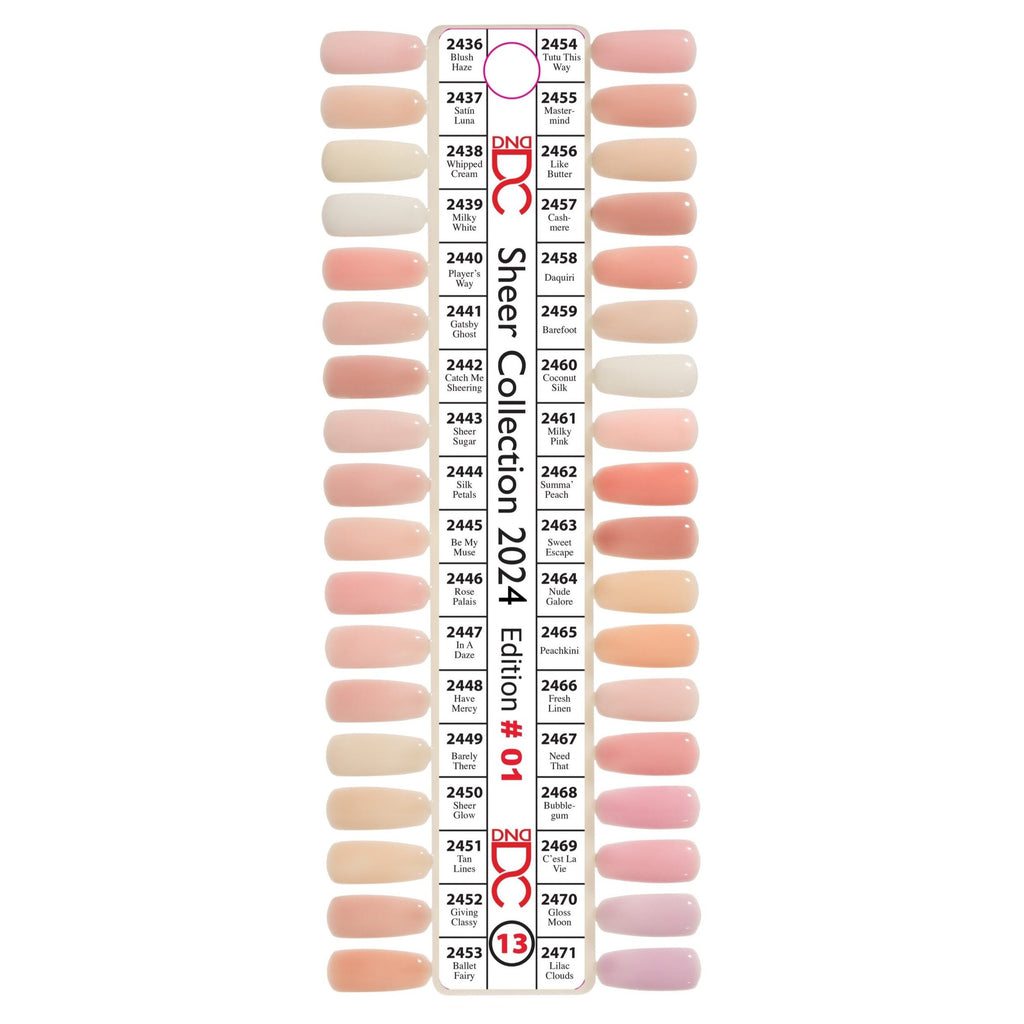 DC Color Chart Set 13