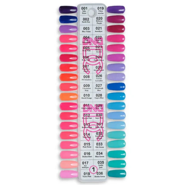 DC Color Chart Set 1