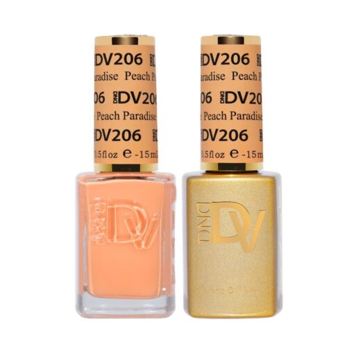 DND Diva Gel Duo 206 - Peach Paradise