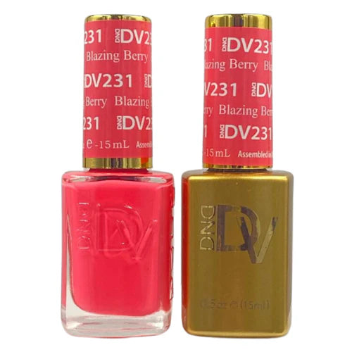 DND Diva Gel Duo 231 - Blazing Berry