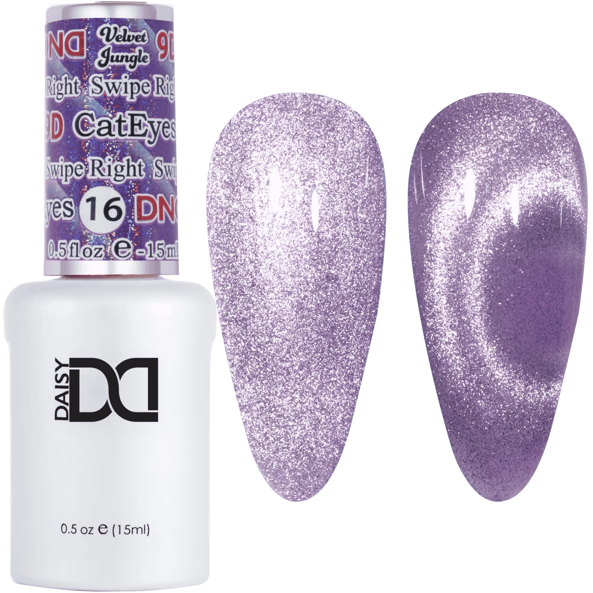 DND 9D Velvet Jungle Cat Eye Gel - #16 Swipe Right | QQ Nail Supply