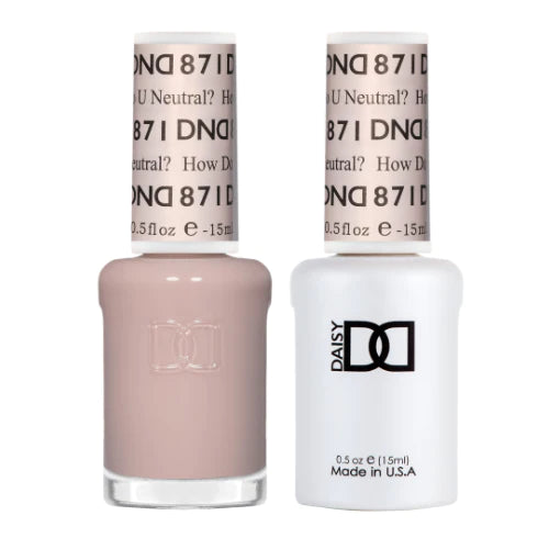 DND Gel Duo 871 - How Do U Neutral?