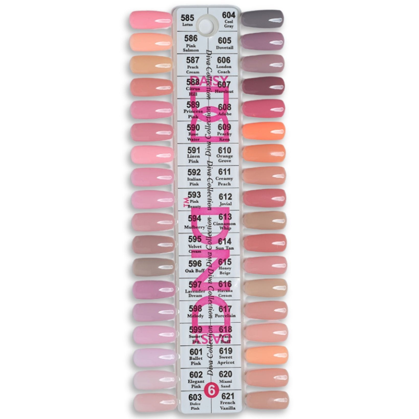 DND Color Chart Set 6 – QQ Nail Supply