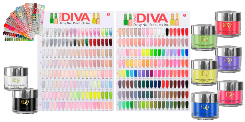 DND Diva Dap Dip Powder Collection (288 Colors)