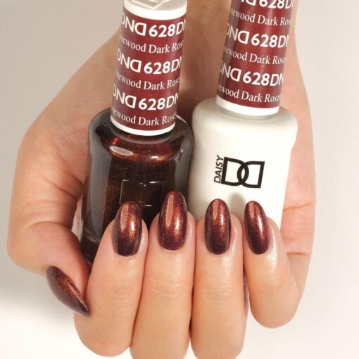 DND Gel Duo 628 - Dark Rosewood