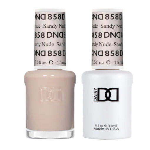 DND Gel Duo 858 - Sandy Nude
