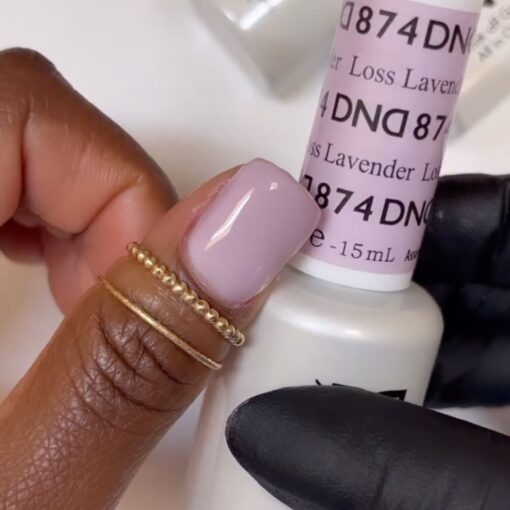 DND Gel Duo 874 - Loss Lavender