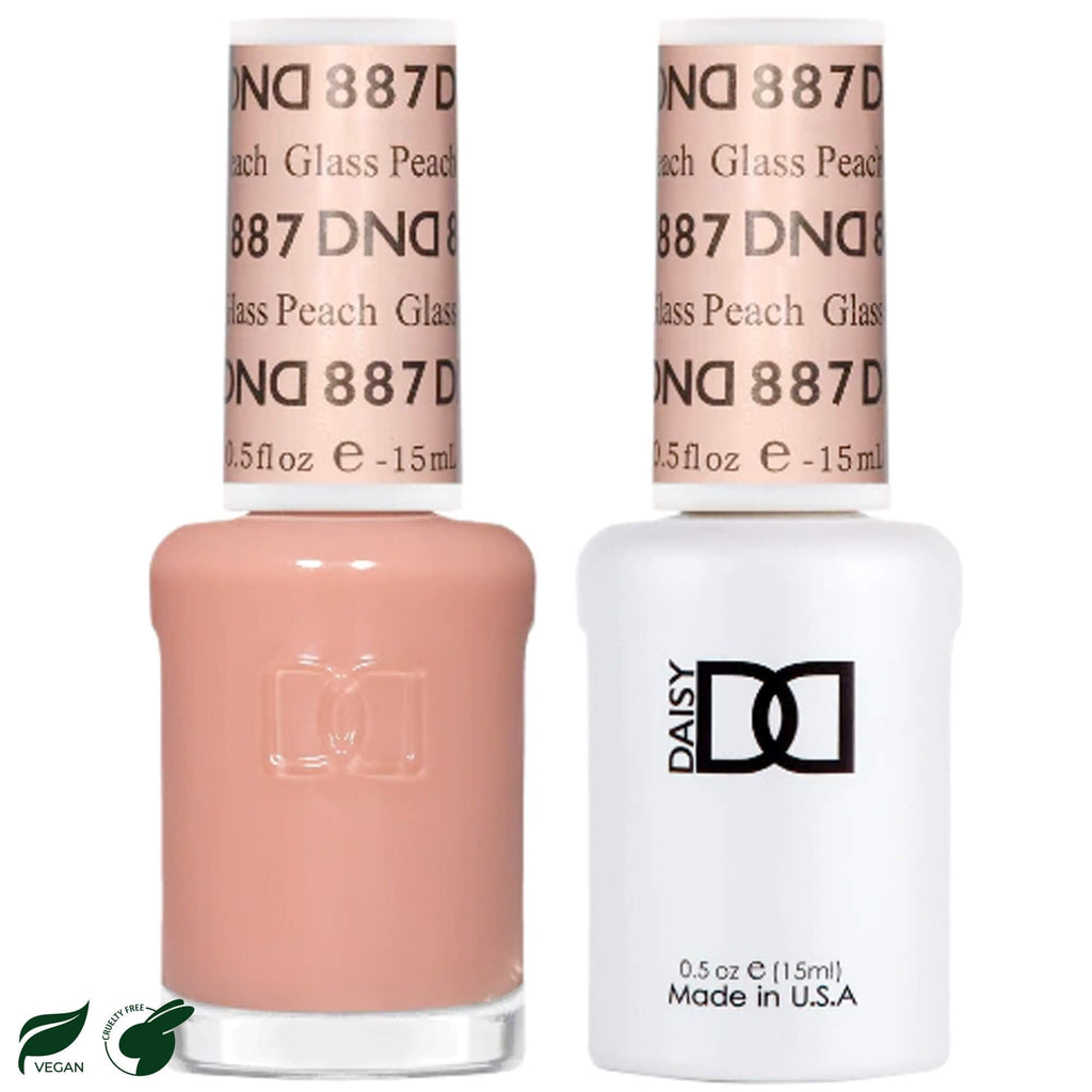 DND Gel Duo 887 - Glass Peach