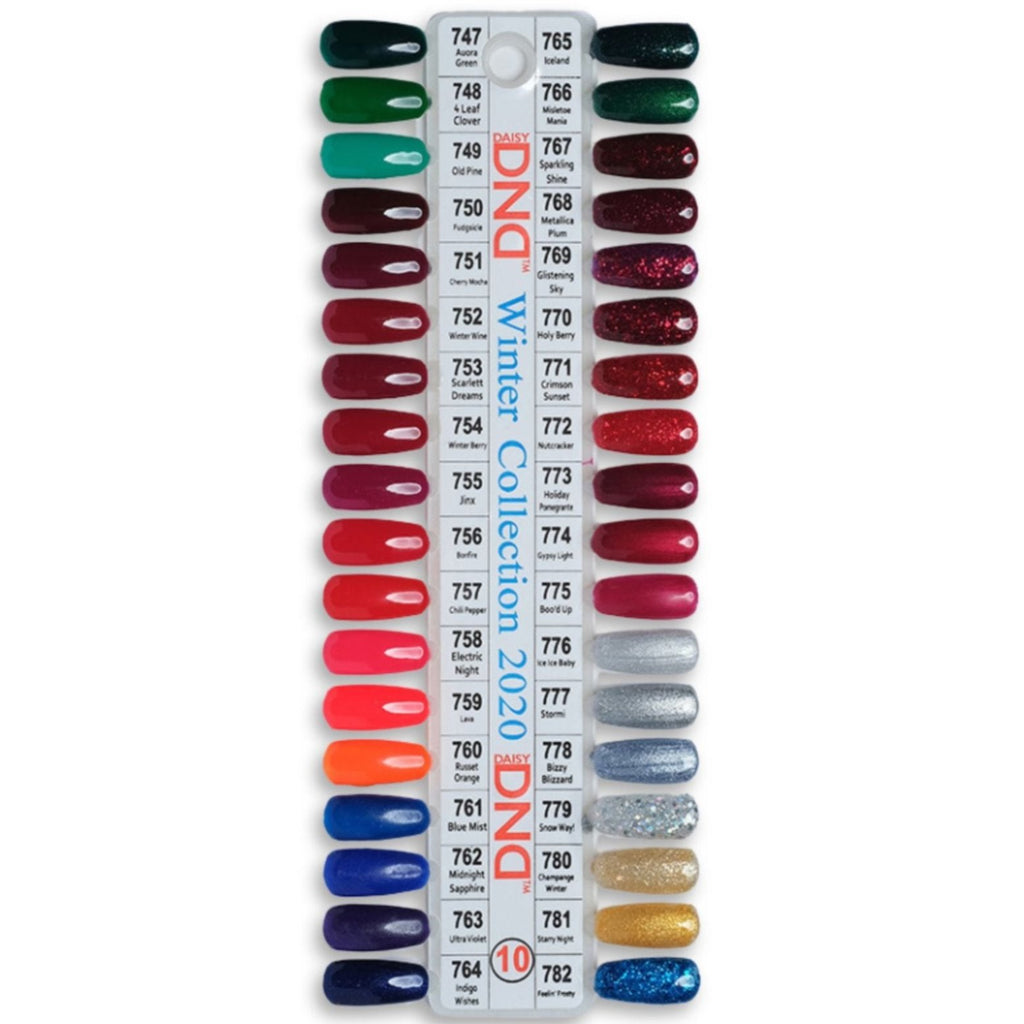 DND Color Charts QQ Nail Supply