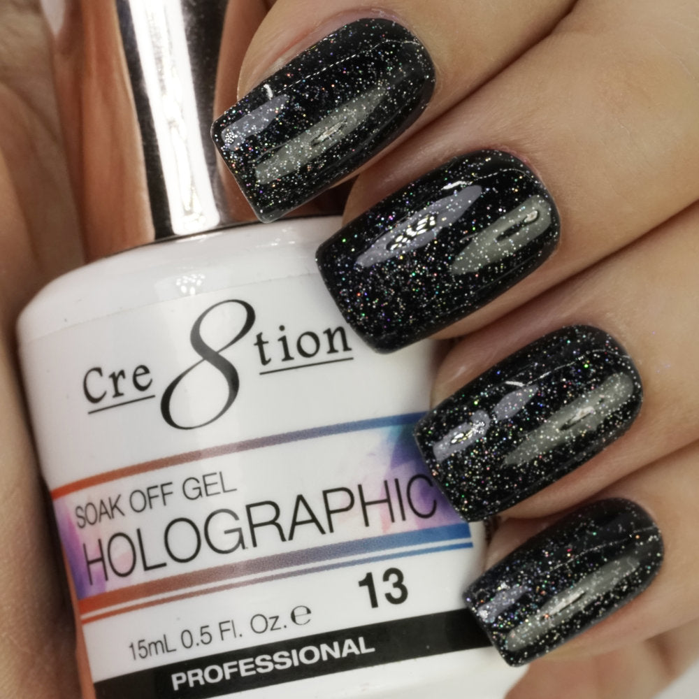 Cre8tion Soak-Off Holographic Gel 13