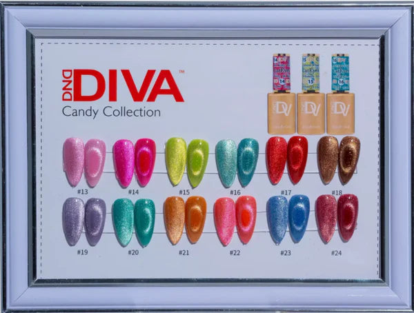 Diva 9D Candy Cat Eye Gel Collection (12 Colors)