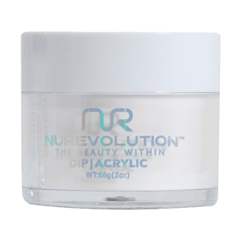 NuRevolution Dip Powder - 01 Whiteout