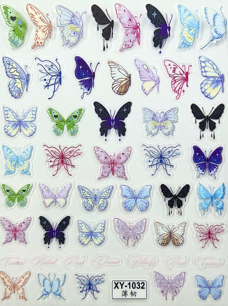 Colorful Butterfly Stickers