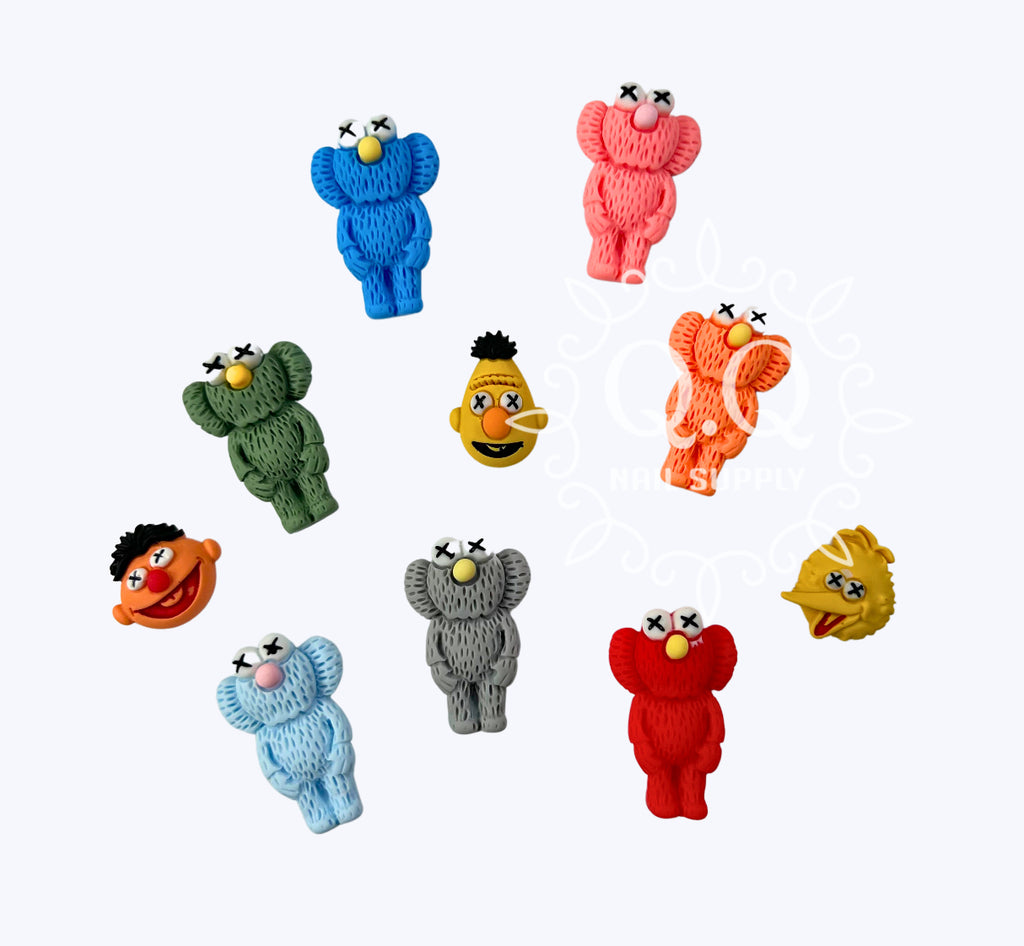 Sesame Street Charms 10pcs (3 Styles)