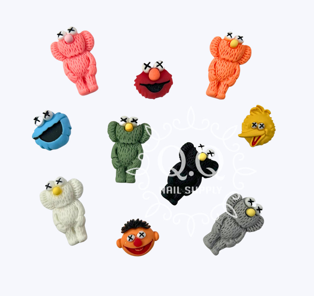 Sesame Street Charms 10pcs (3 Styles)