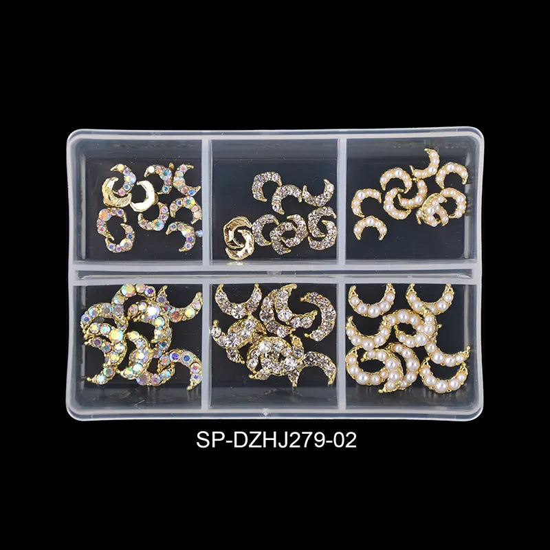 Gold Moon Rhinestones