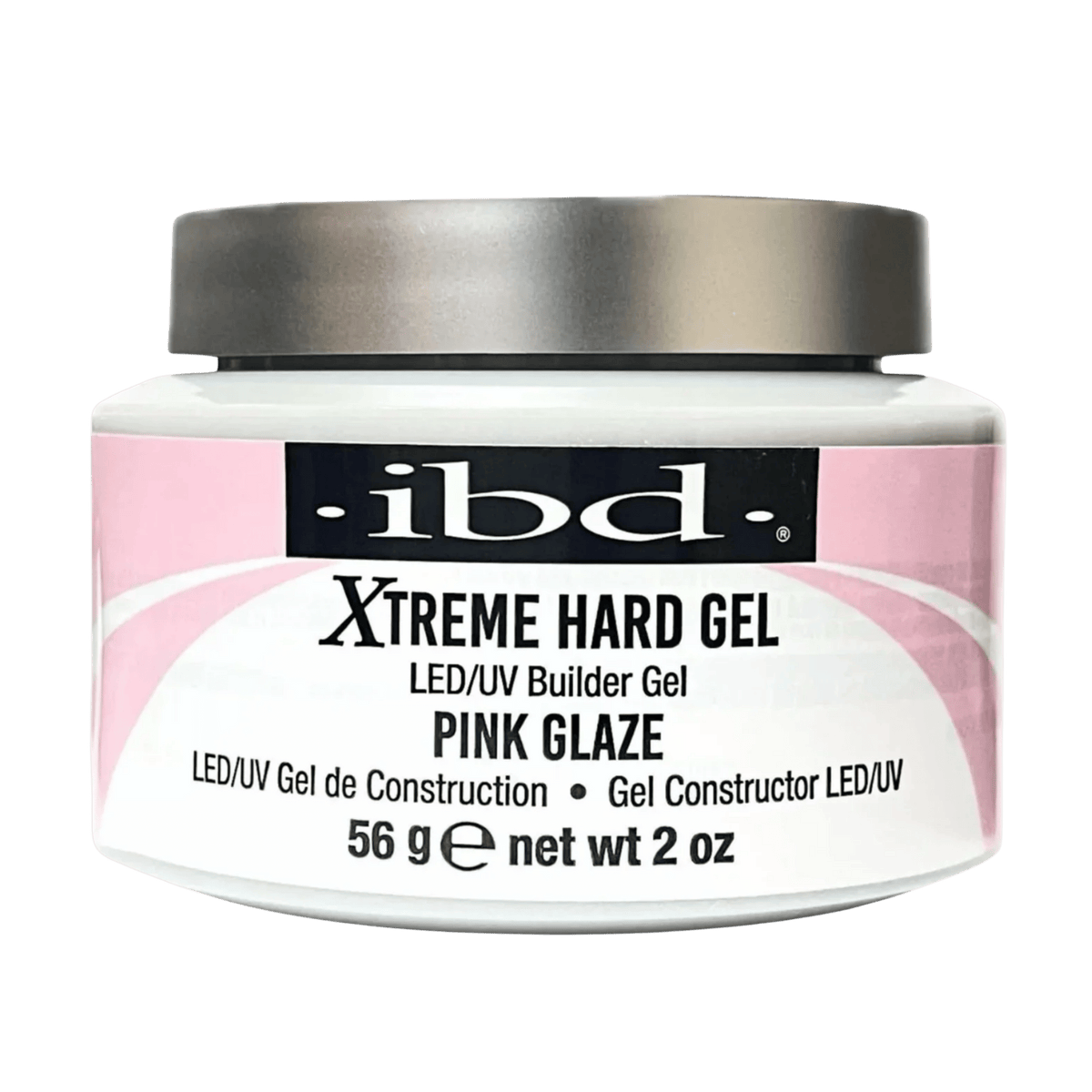 IBD Xtreme Hard Gel Builder Gel Pink Glaze 2oz | QQ Nail Supply