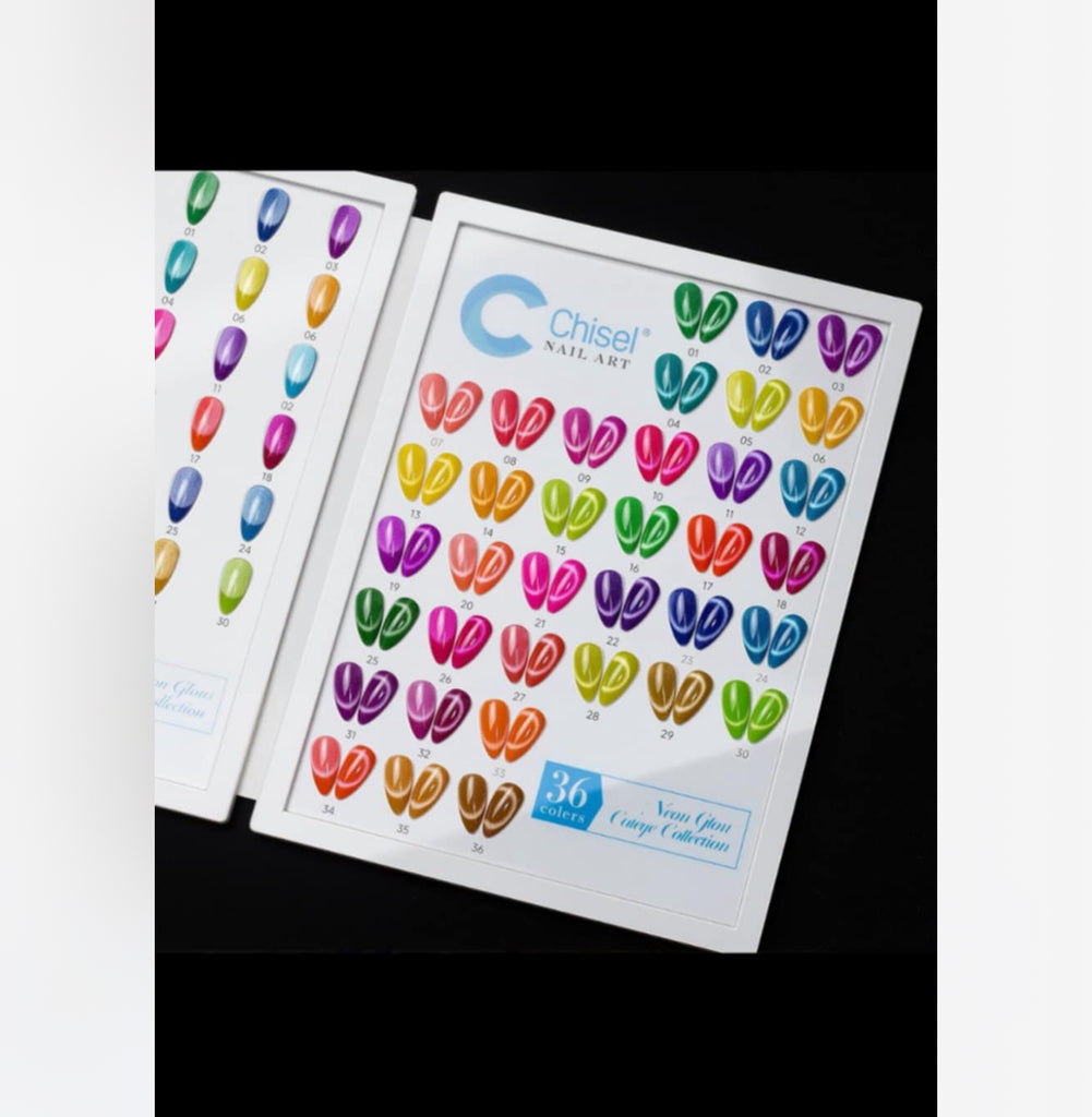 Chisel Neon Glow Cateye Gel Collection (36 Colors) 