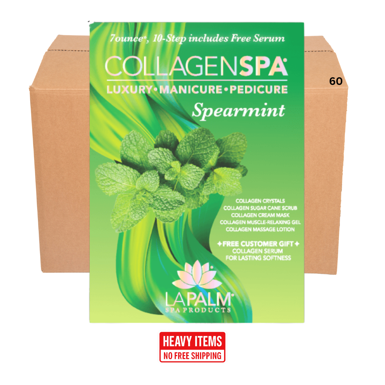LaPalm Collagen Pedicure Deluxe 10 Steps (Case of 60) – QQ Nail Supply
