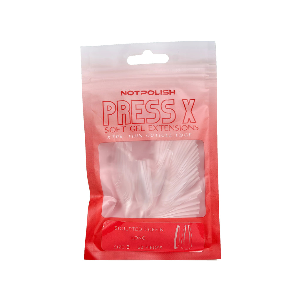 Not Polish Sculpted Coffin Long Press X Refill Bags
