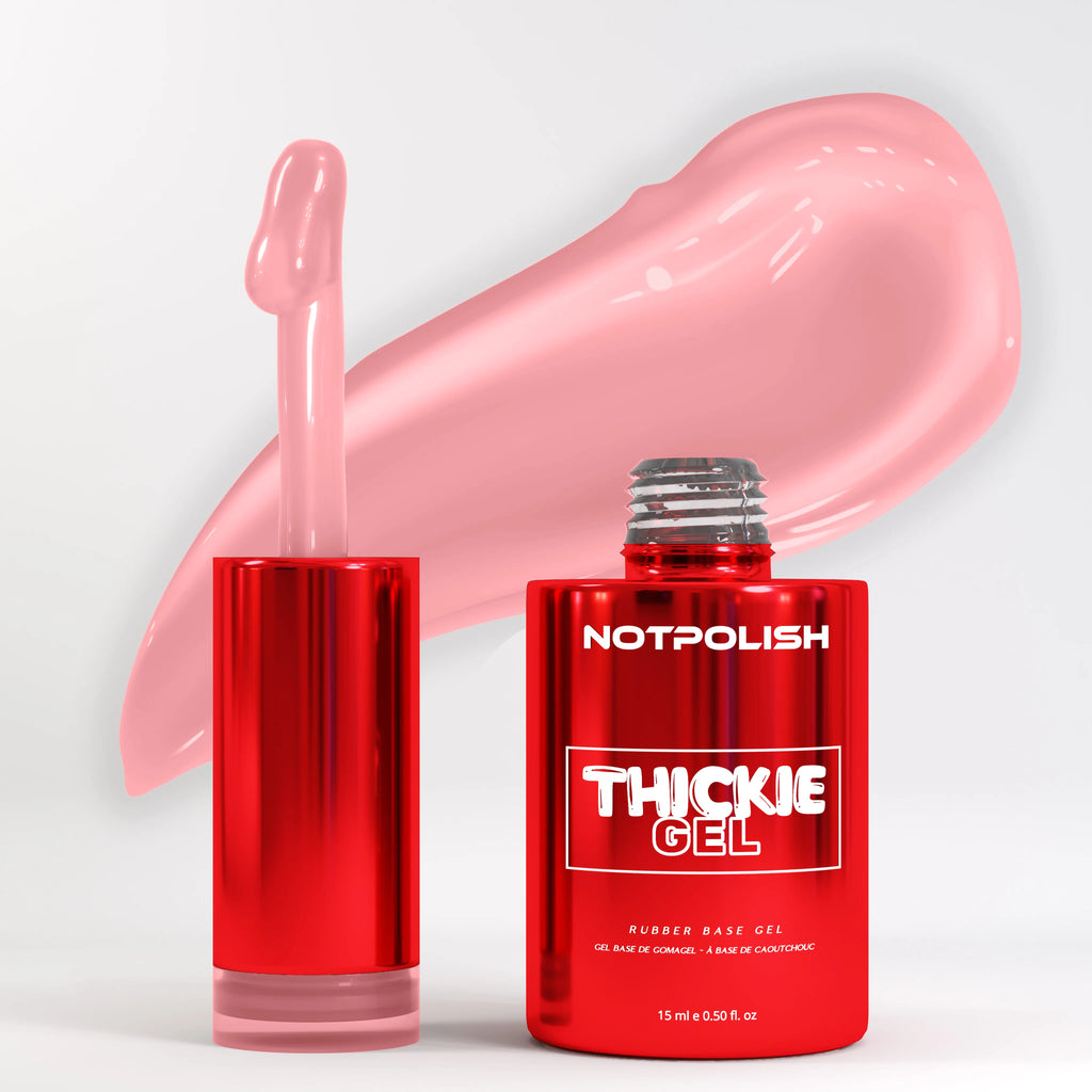 Not Polish Thickie Rubber Base Gel - Pink Pearl (0.5oz)