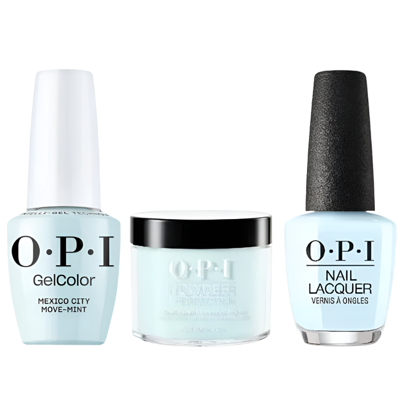 OPI Trio M83 - Mexico City Move-Mint