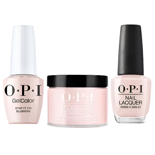 OPI Trio T74 - Stop It I'm Blushing